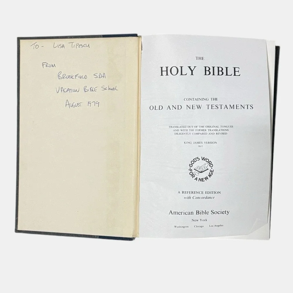1979 Concordance to the Holy Bible KJV American Bible Society VTG